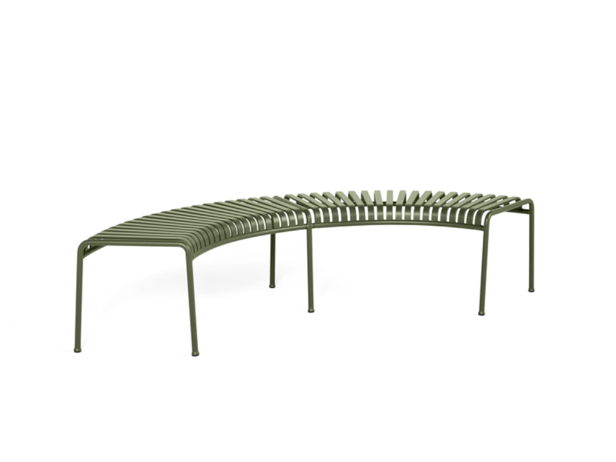 Hay Palissade Park Bench with Middle Leg