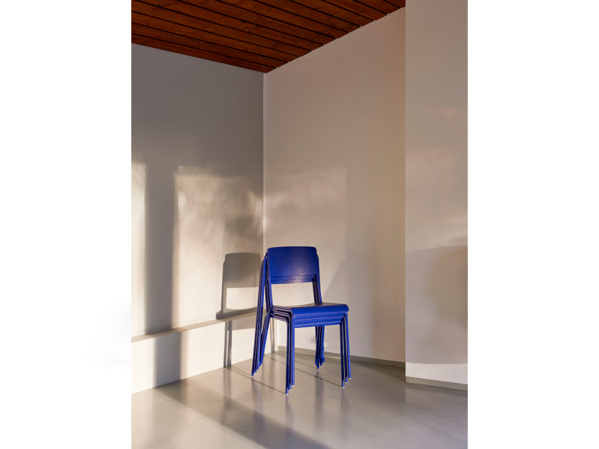 Hay Petit Standard Chair - Ultra Marine Blue Stacked
