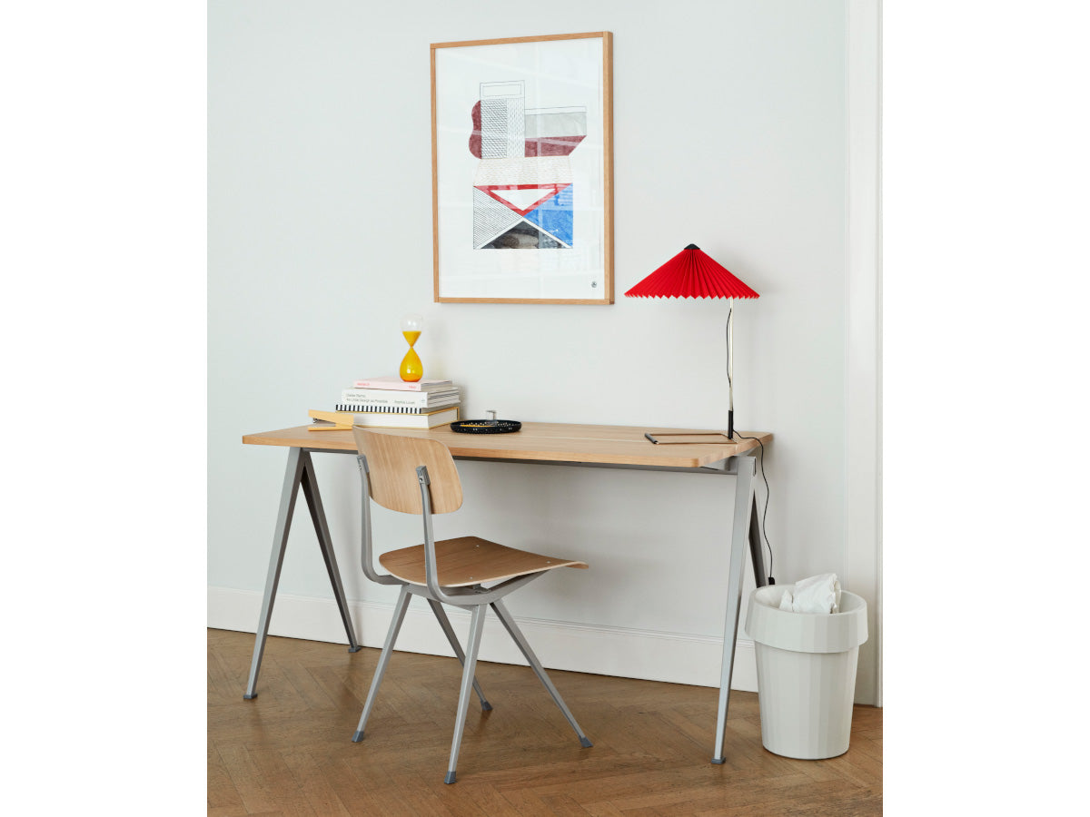 Hay Result Chair (Beige Frame) - Shell: Oak, Lifestyle with cool Hay Desk