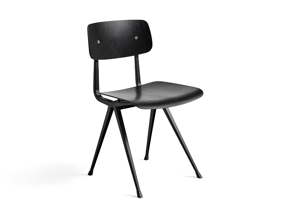 Hay Result Chair (Black Frame) - Seat: Black