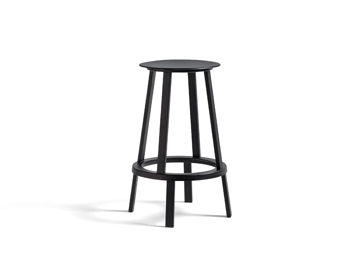 HAY Revolver Stool, Low 65cm Black