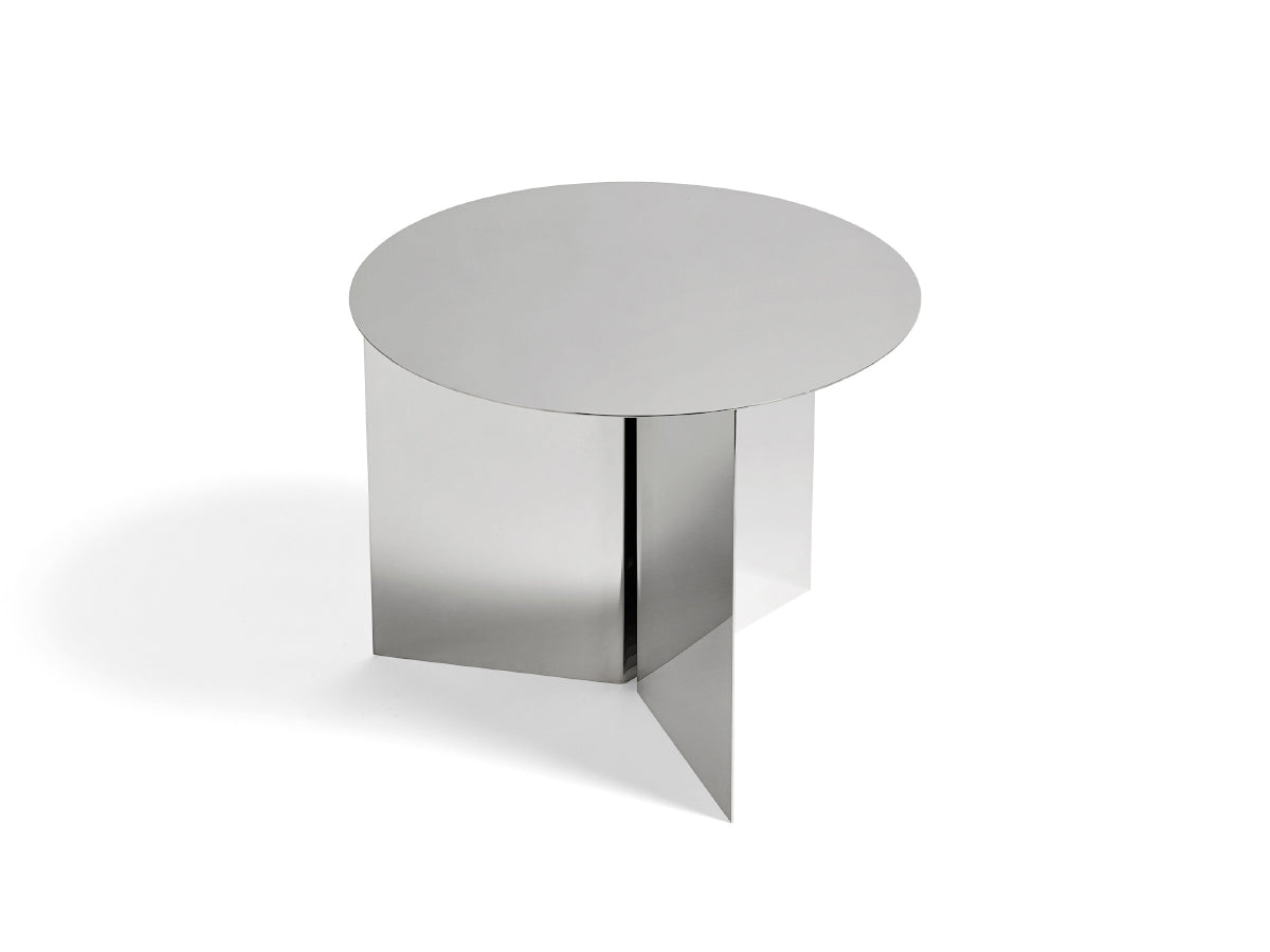 HAY Slit Table Round - Mirror