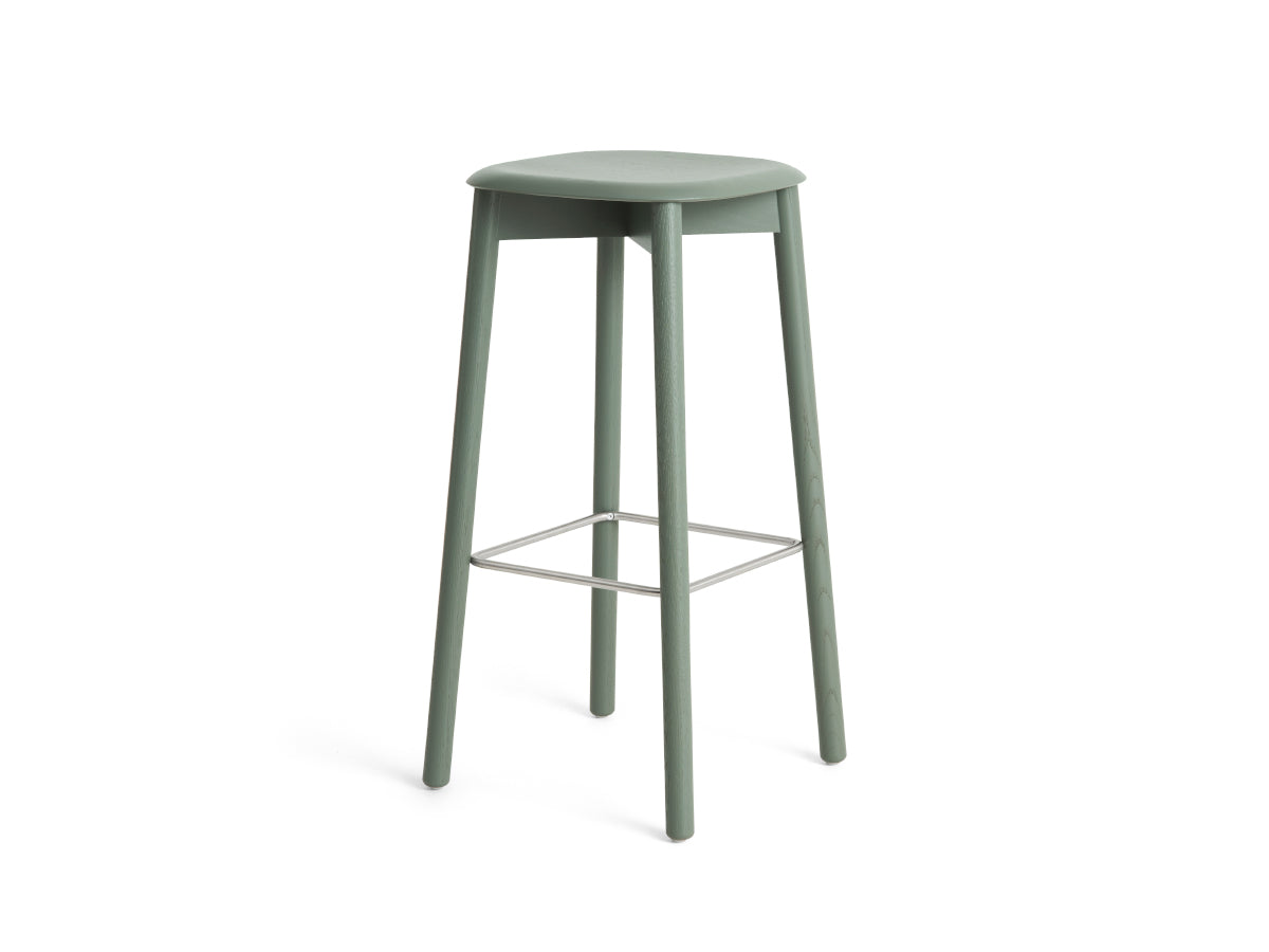 Hay Soft Edge 82 Stool, High, dusty Green