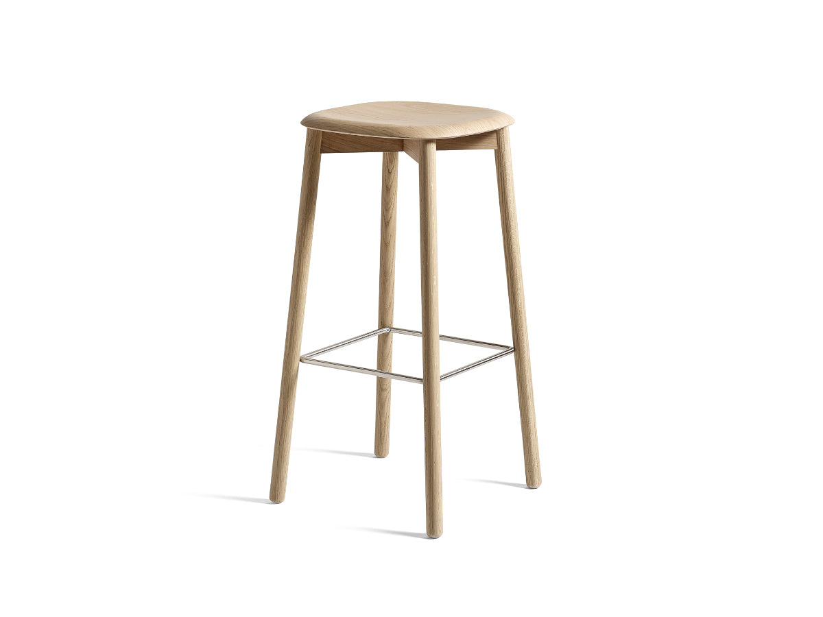 Hay Soft Edge 82 Stool, High, Oak