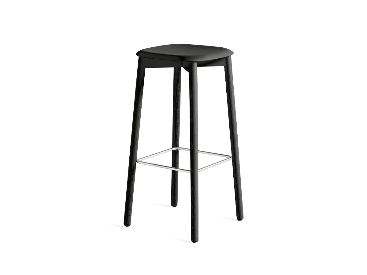 Hay Soft Edge 82 Stool, High, soft Black