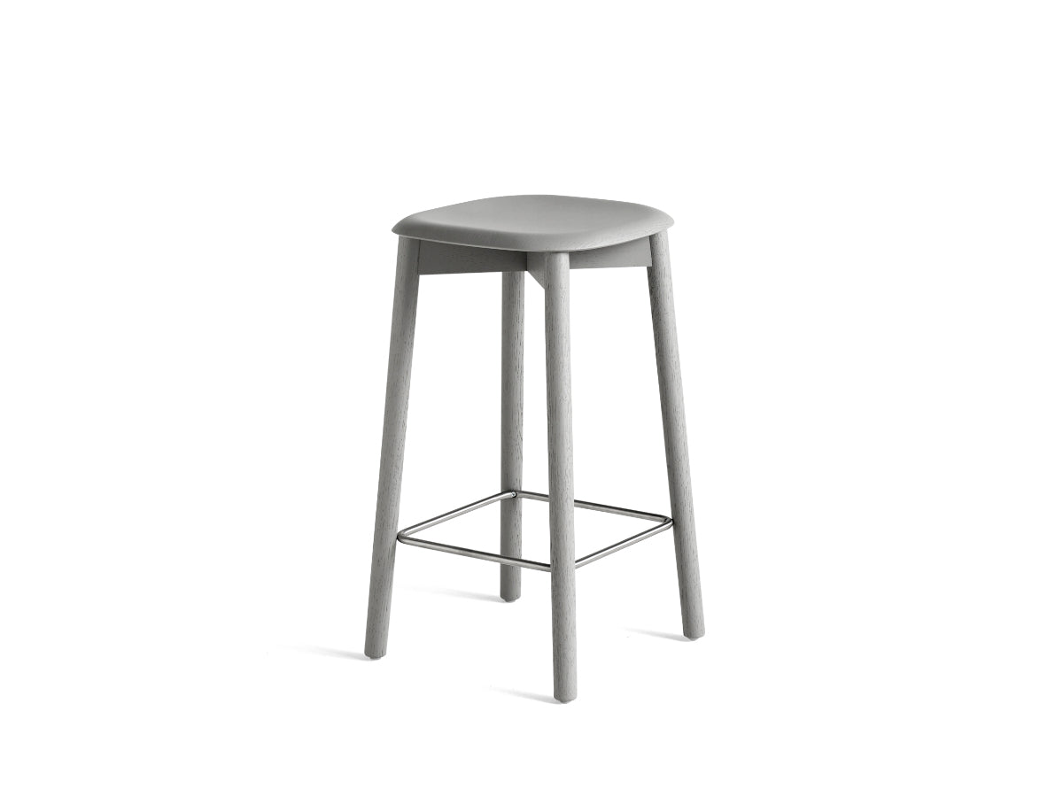 Hay Soft Edge 82 Stool, Low, Soft Grey
