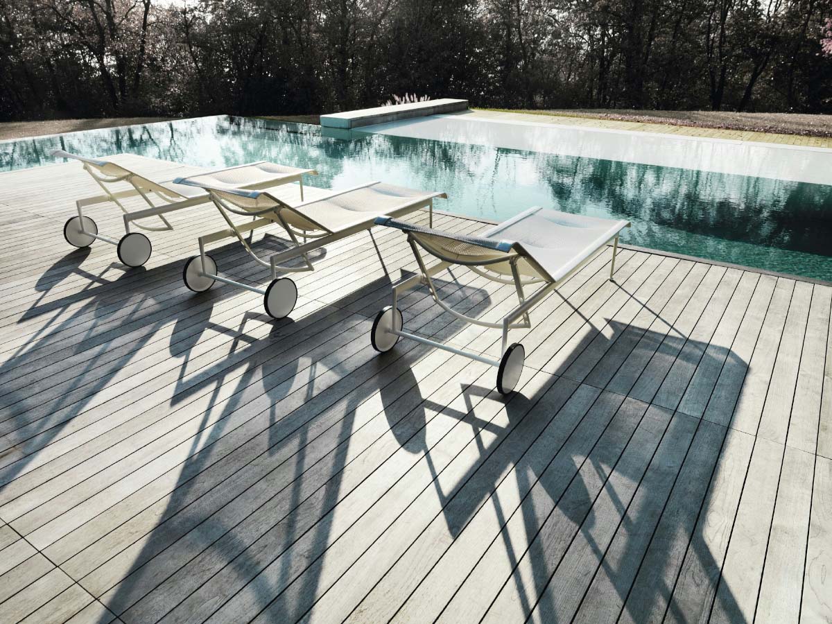 Knoll 1966 Outdoor Adjustable Chaise Longue