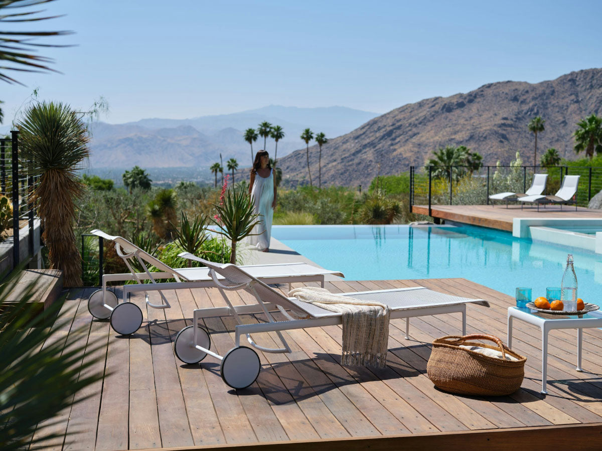 Knoll 1966 Outdoor Adjustable Chaise Longue