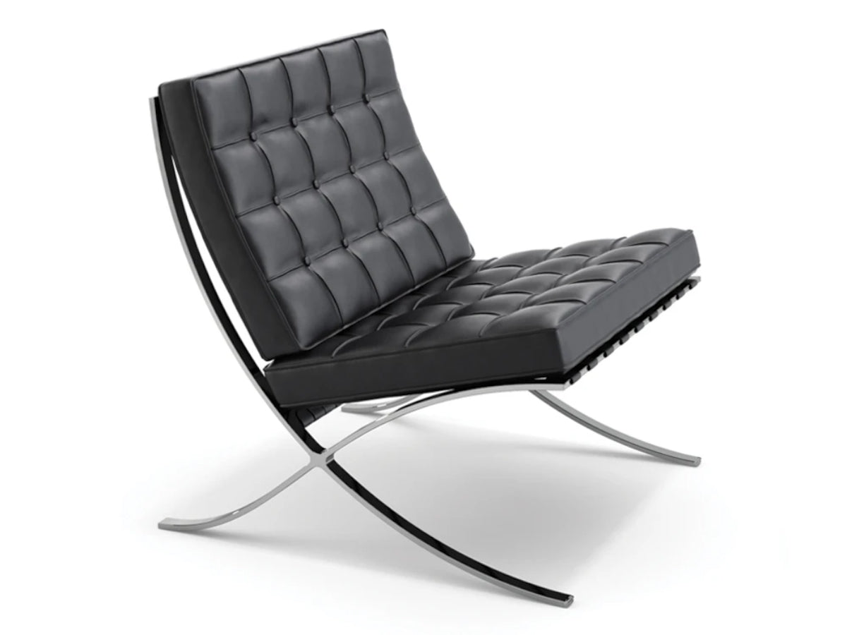 Knoll Barcelona Armchair & Stool