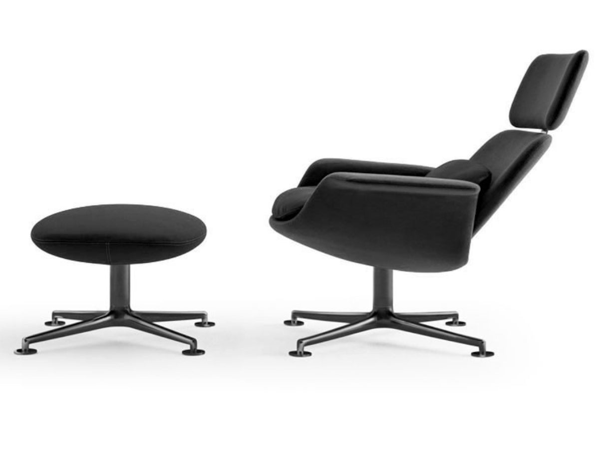 Knoll KN02 Swivel and Reclining High Back Lounge Chair