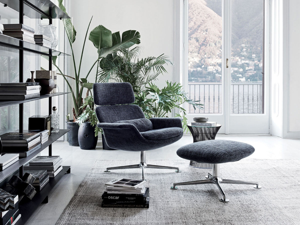 Knoll KN02 Swivel and Reclining High Back Lounge Chair