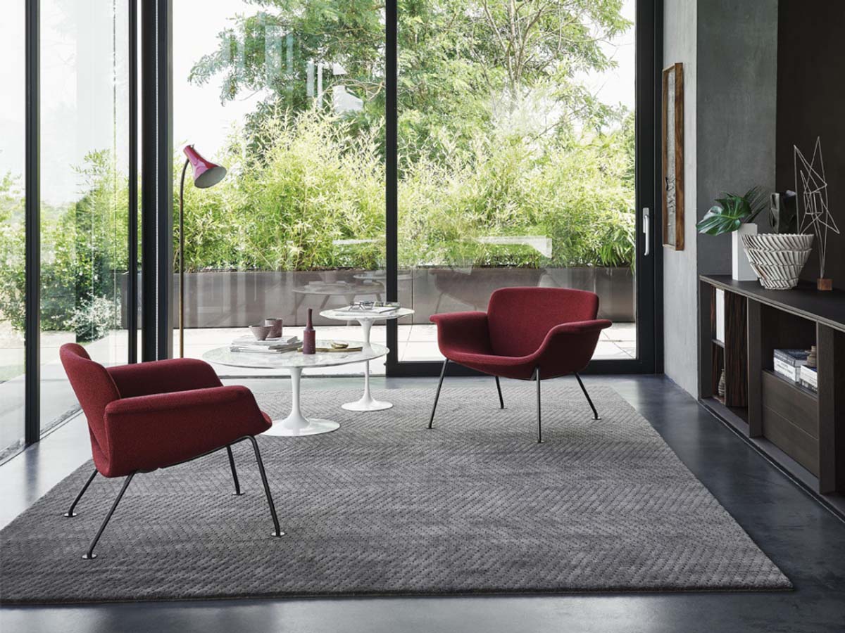 Knoll KN04 Lounge Chair - Metal Legs