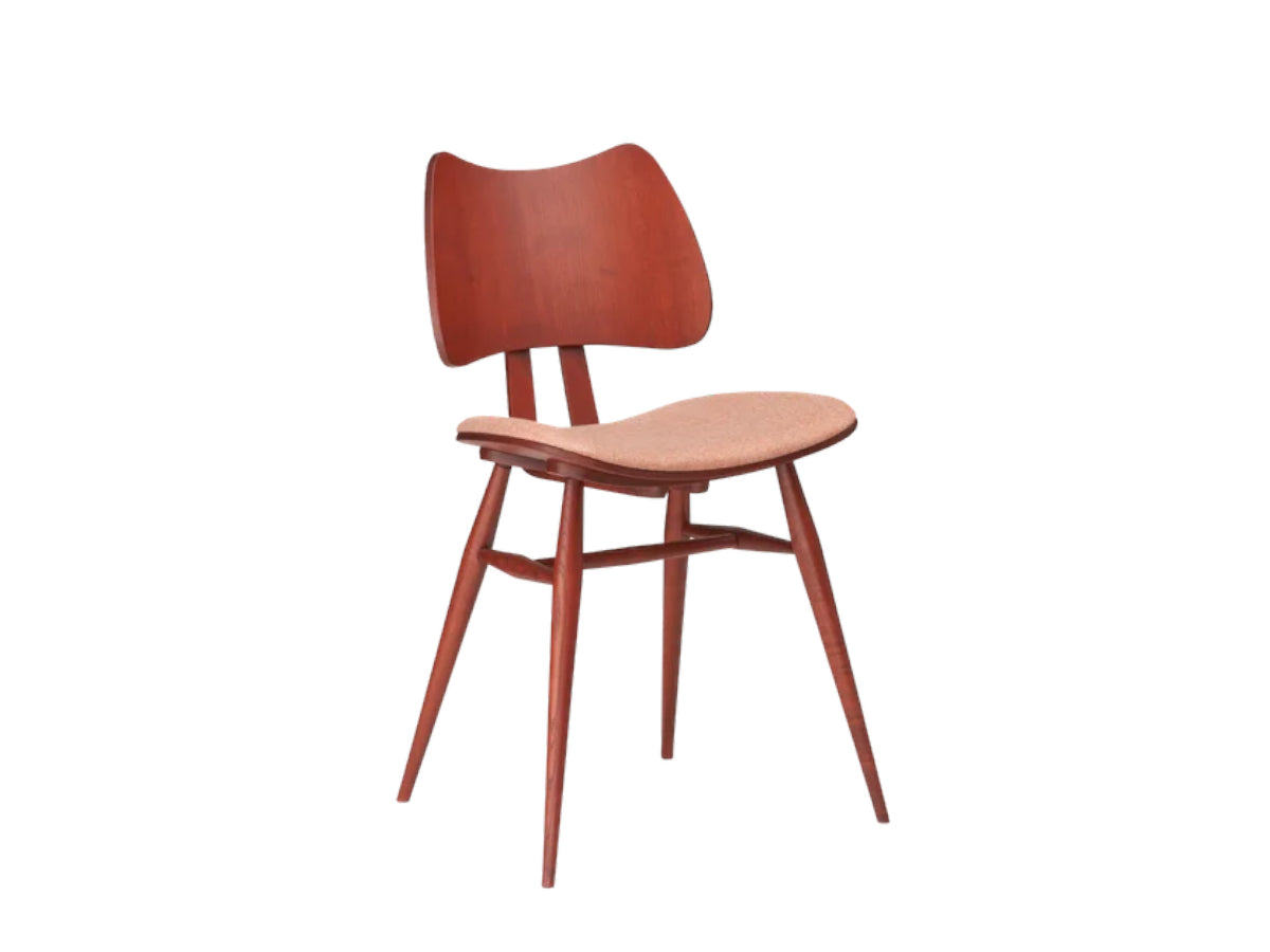 L.Ercolani Butterfly Dining Chair Upholstered Seat
