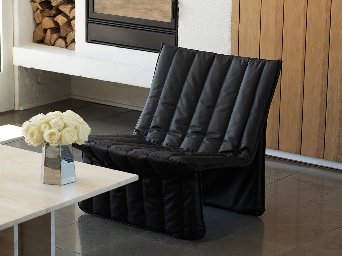 Normann Copenhagen Limit Armchair | Lifestyle - Black Ultra Leather