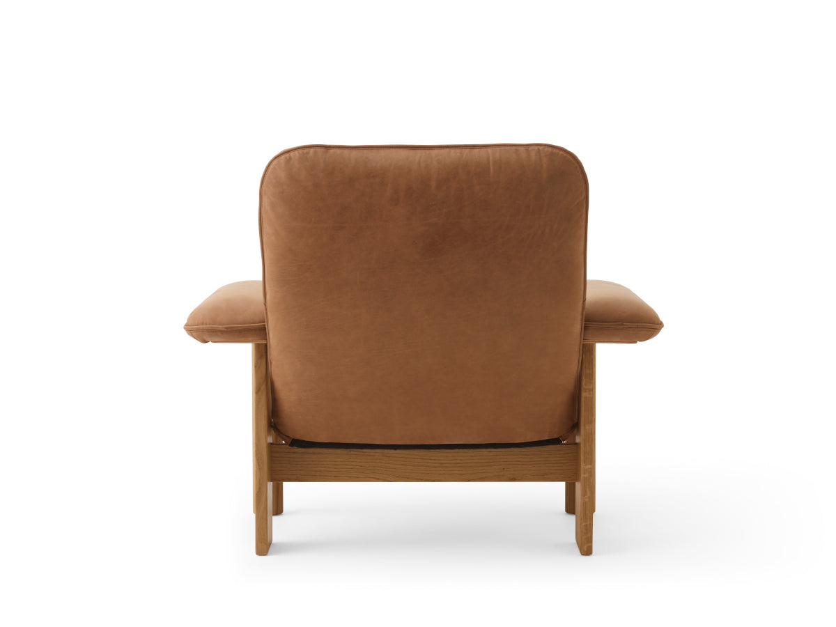 Audo Copenhagen Brasilia Lounge Chair &amp; Ottoman Oak