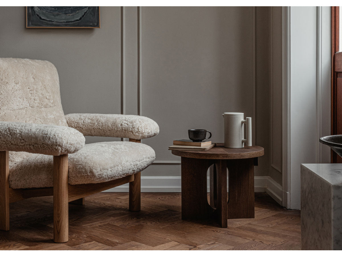 Audo Copenhagen Brasilia Lounge Chair & Ottoman Oak