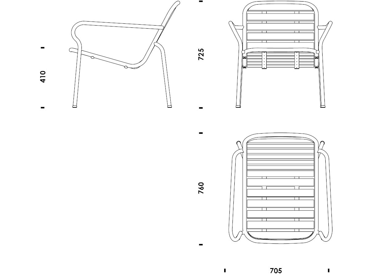 Normann Copenhagen Vig Lounge Chair Wood