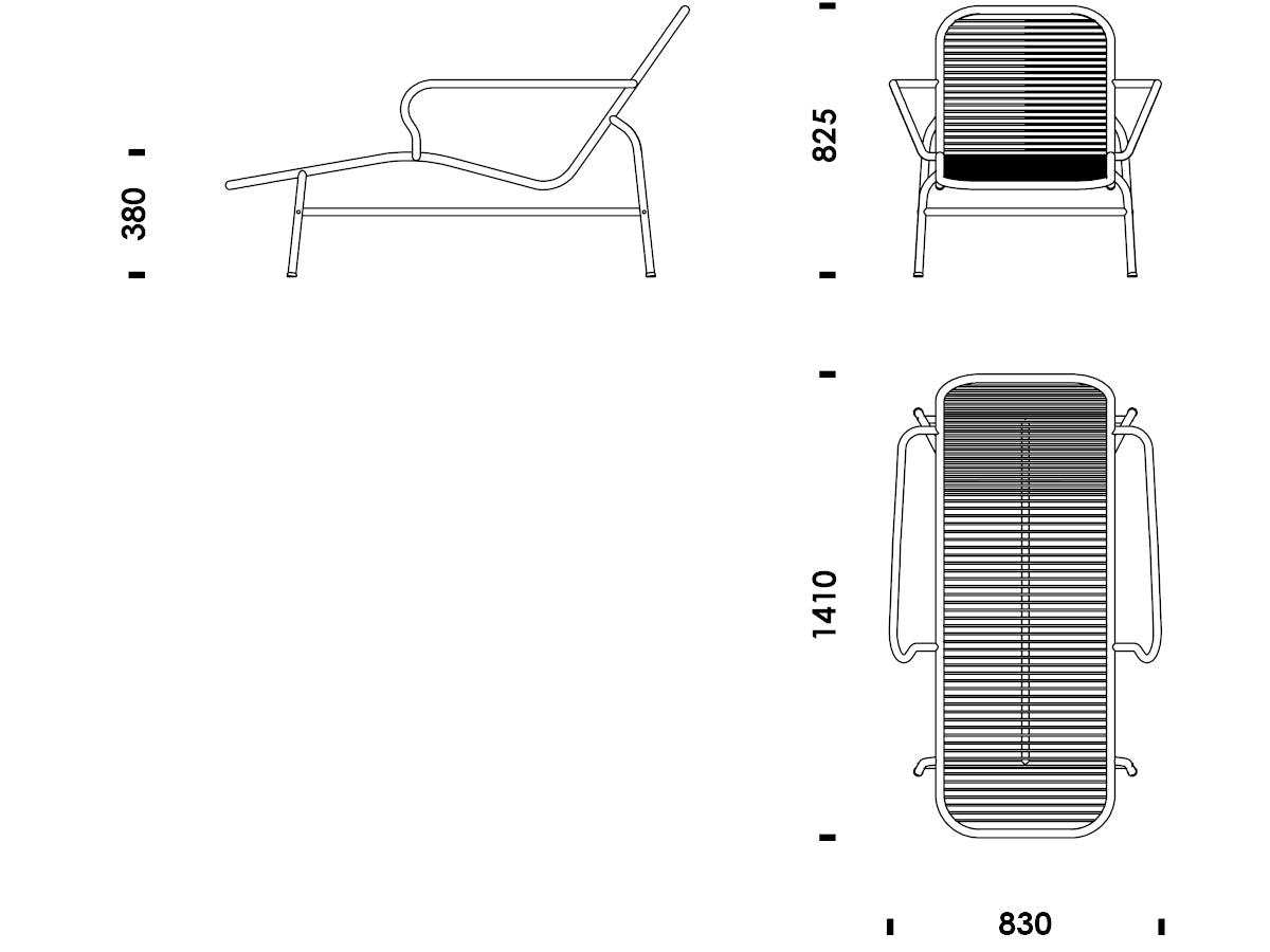 Normann Copenhagen Vig Chaise Longue