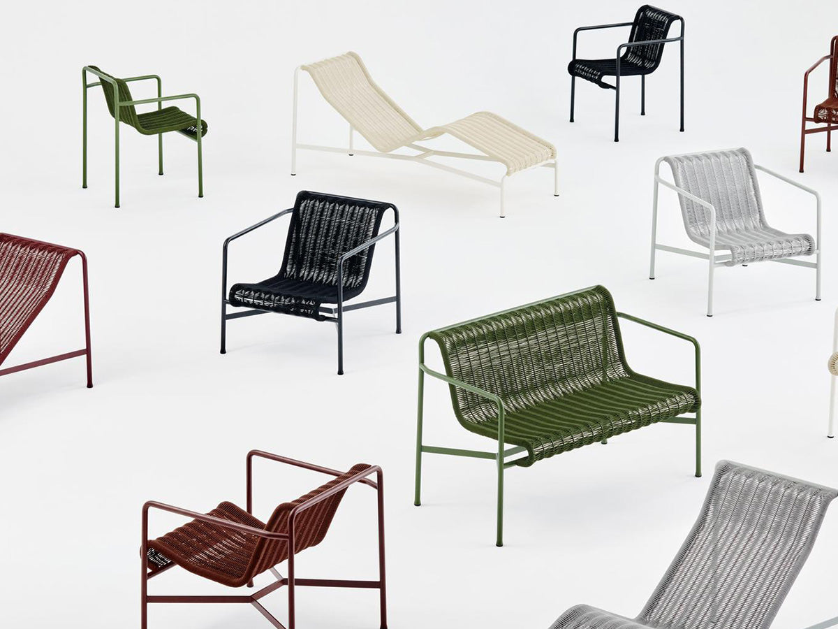 Hay Palissade Cord Lounge Chair Low