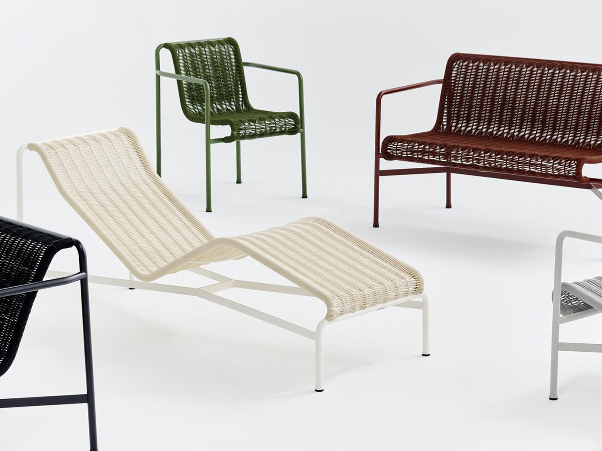 Hay Palissade Cord Chaise Longue