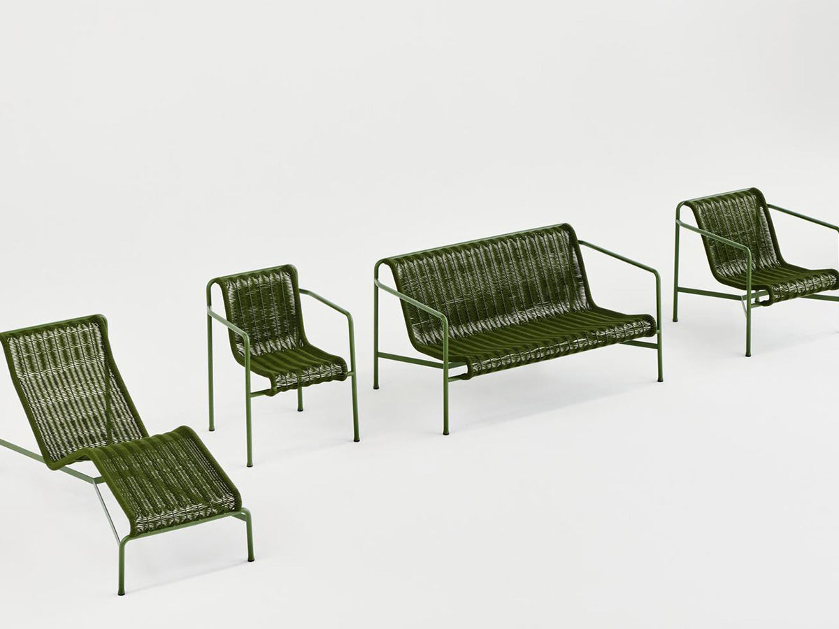 Hay Palissade Cord Lounge Chair Low