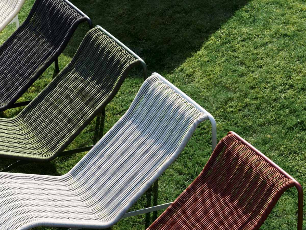 Hay Palissade Cord Chaise Longue