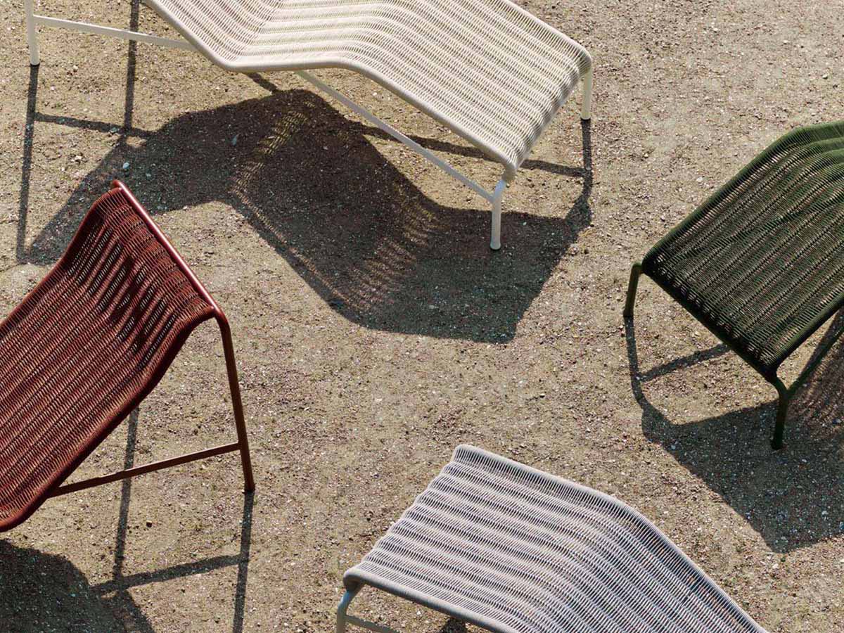 Hay Palissade Cord Chaise Longue