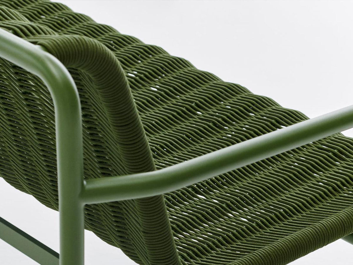 Hay Palissade Cord Dining Bench with Arms