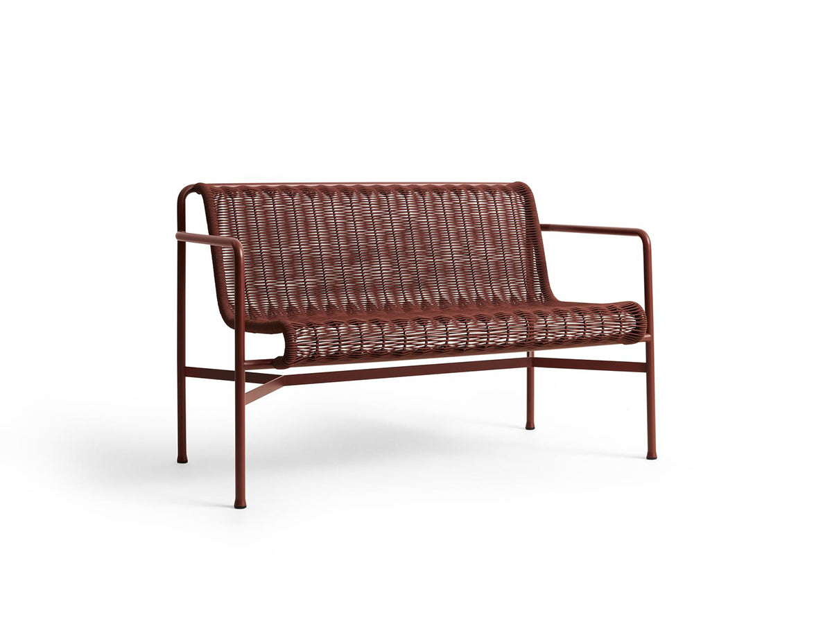 Hay Palissade Cord Dining Bench with Arms