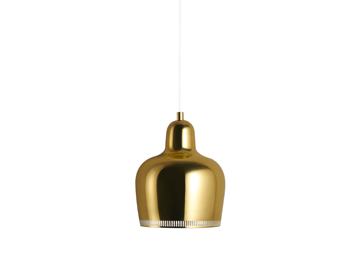Artek A330S Golden Bell Suspension Light | Brass
