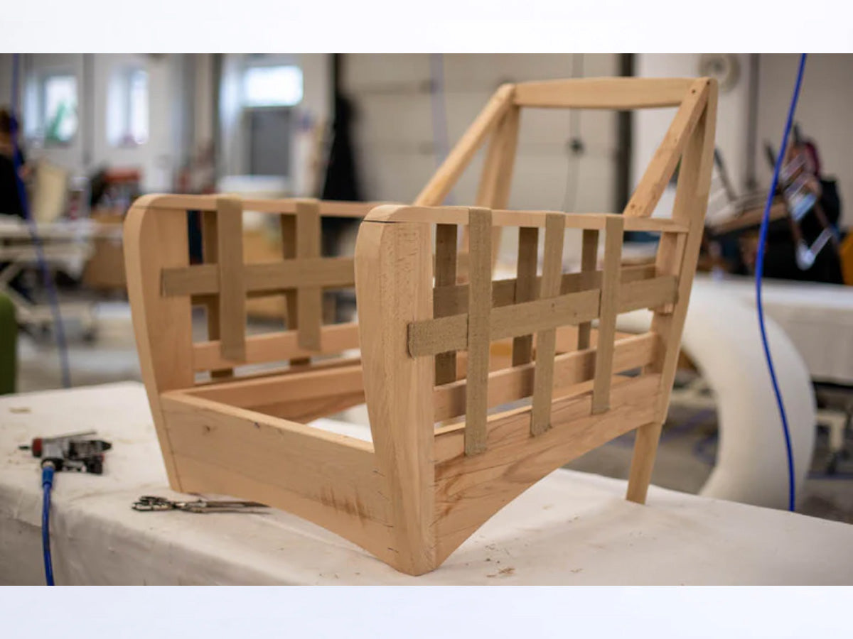 SCP Balzac Armchair & Ottoman - Fabric