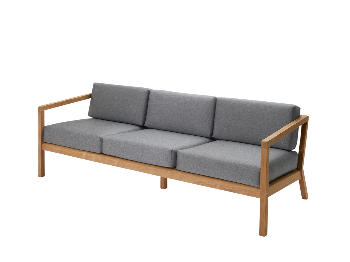 Skagerak by Fritz Hansen Virkelyst Outdoor 3 Seater Sofa