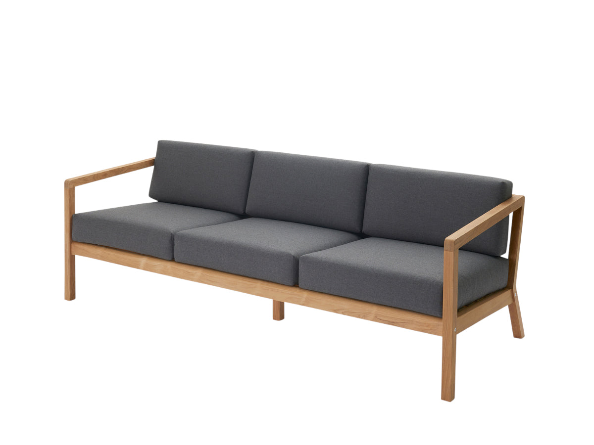 Skagerak by Fritz Hansen Virkelyst Outdoor 3 Seater Sofa