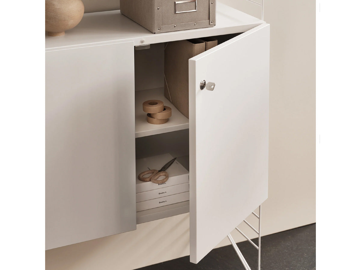 String Shelving - Cabinet with Lock