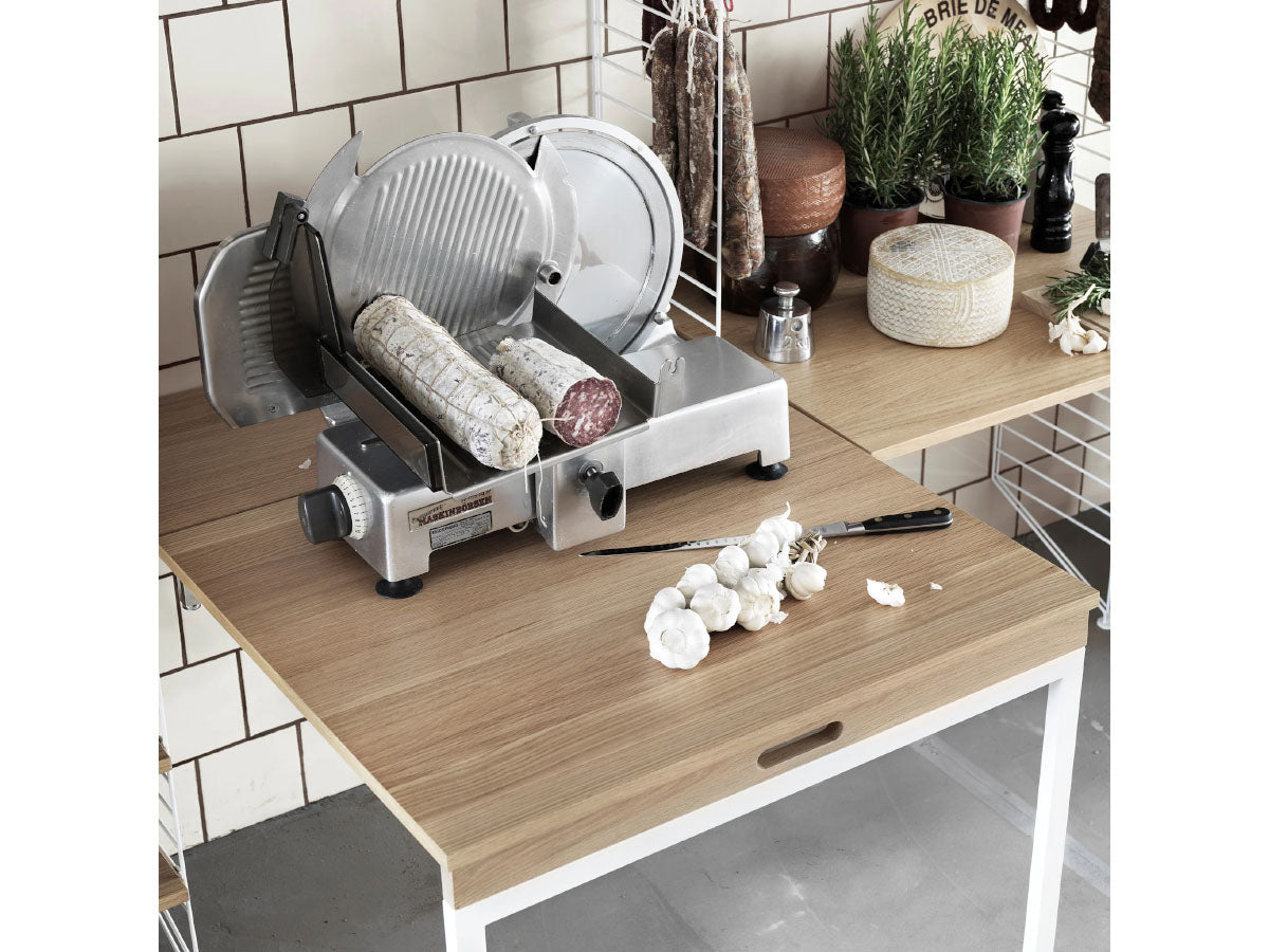 String Life Table Rack String Shelving - Folding Table | Nils Strinning - Cimmermann