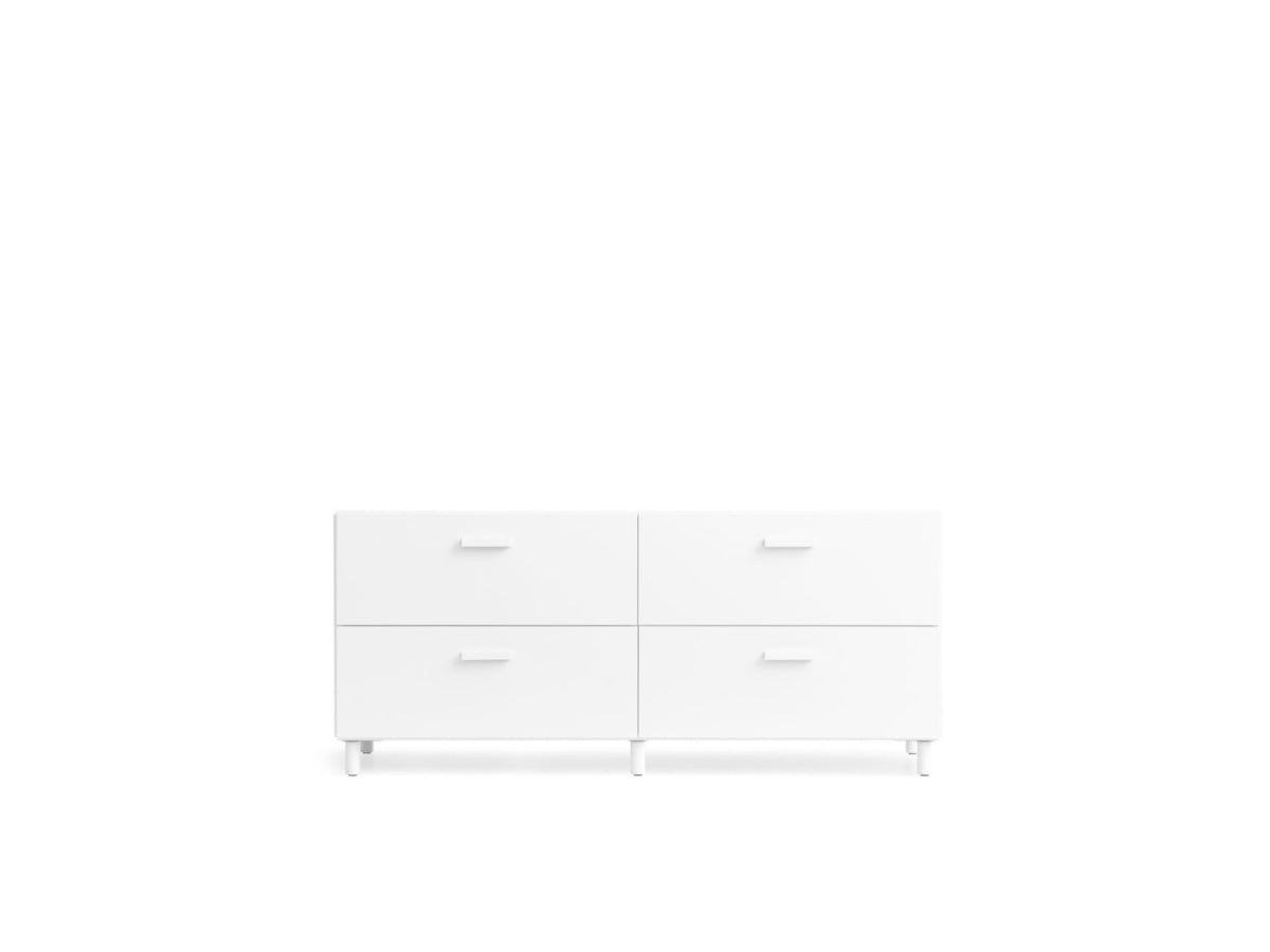 String Relief Chest of drawers low, leg base