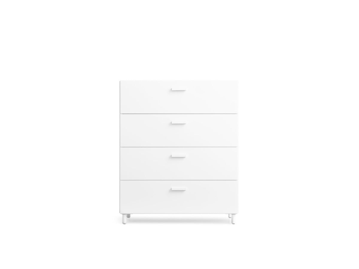 String Relief Chest of drawers wide, leg base