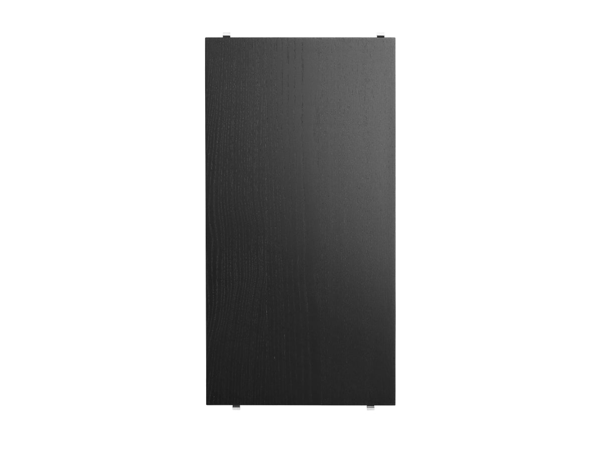 String Shelving - Shelves 58cm x 30cm Black Stained Ash - SALE