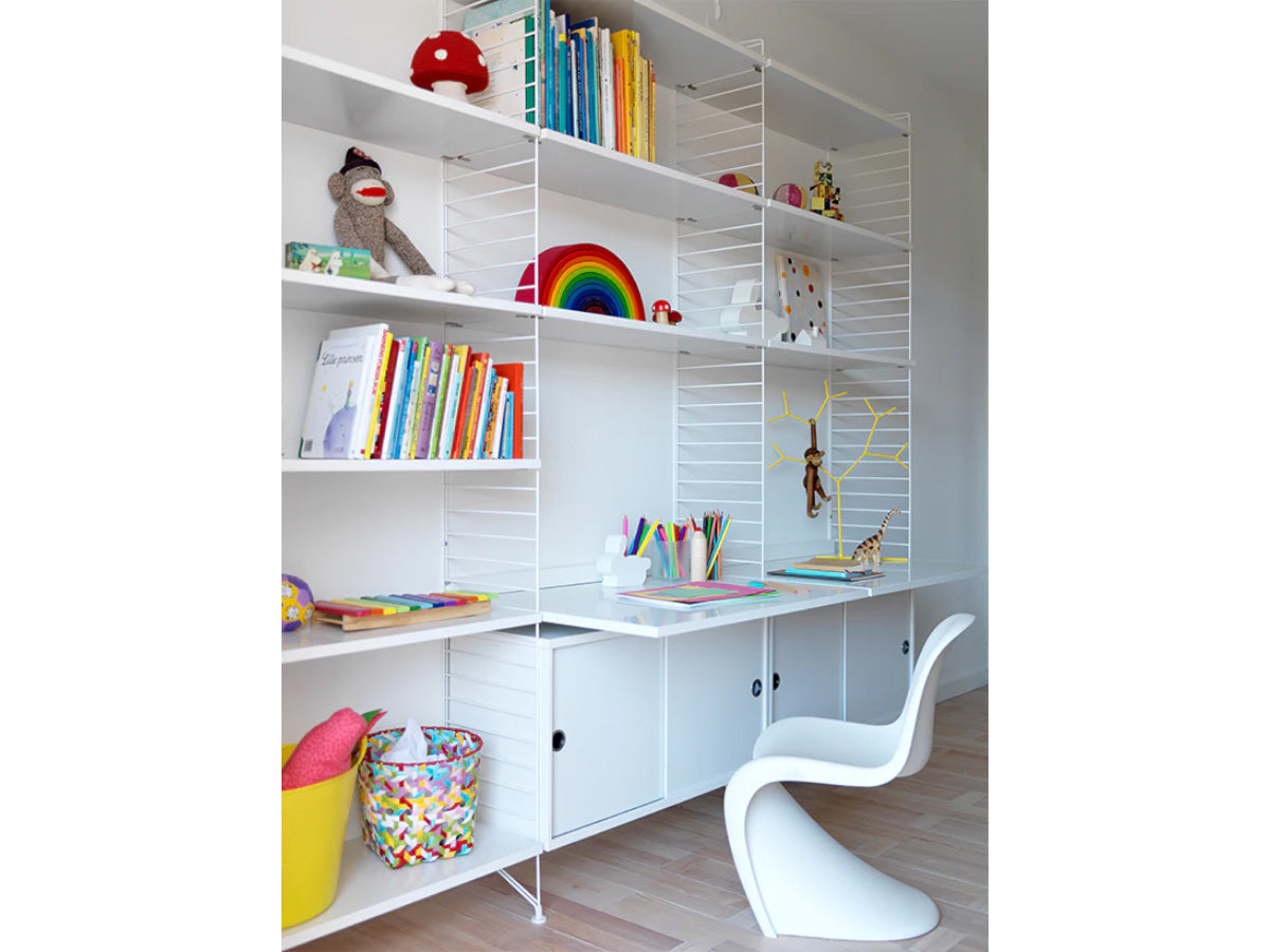 String Shelving System White Kids Nils Strinning Cimmermann