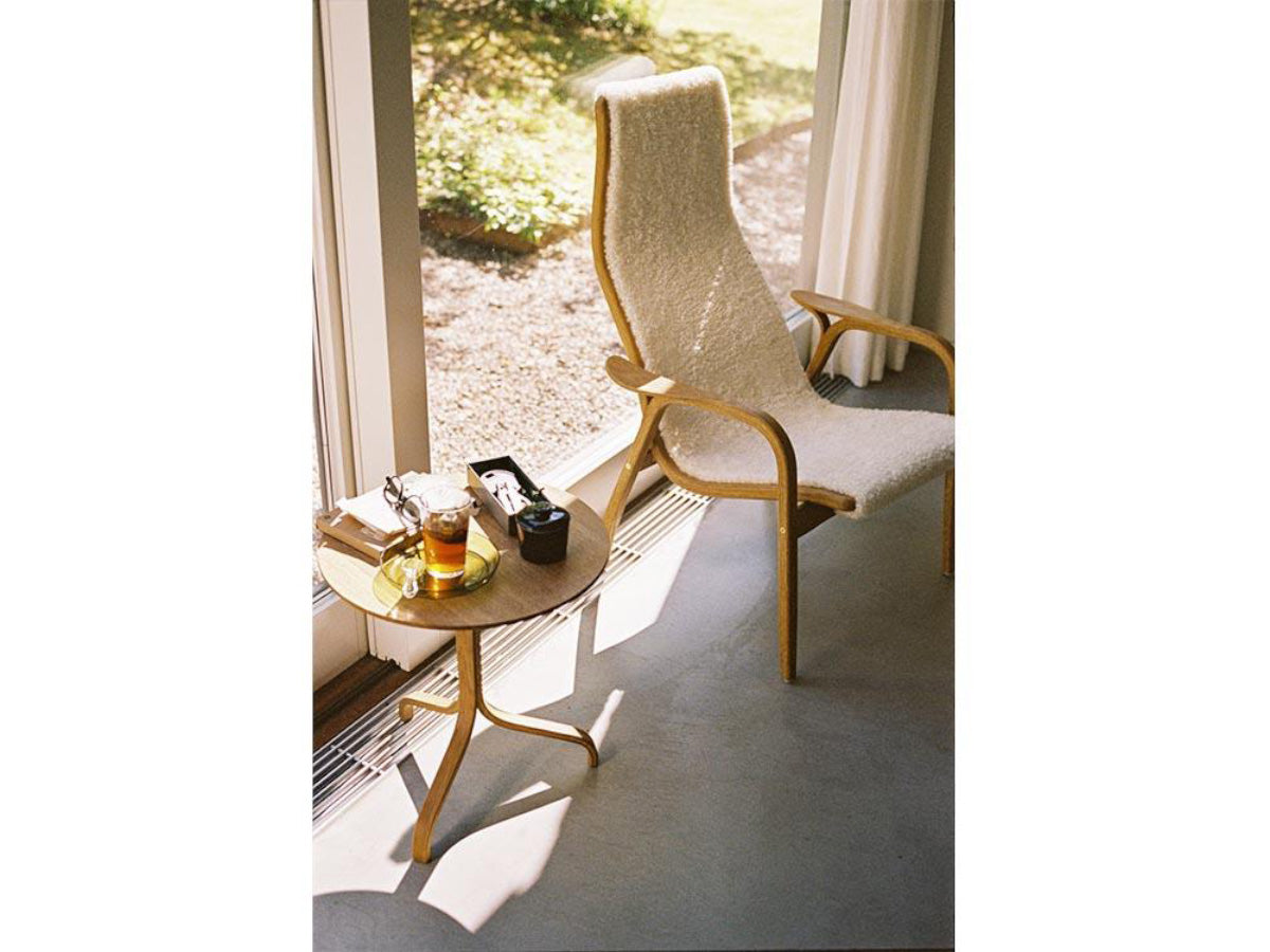 Swedese Lamino Chair & Ottoman - Sheepskin