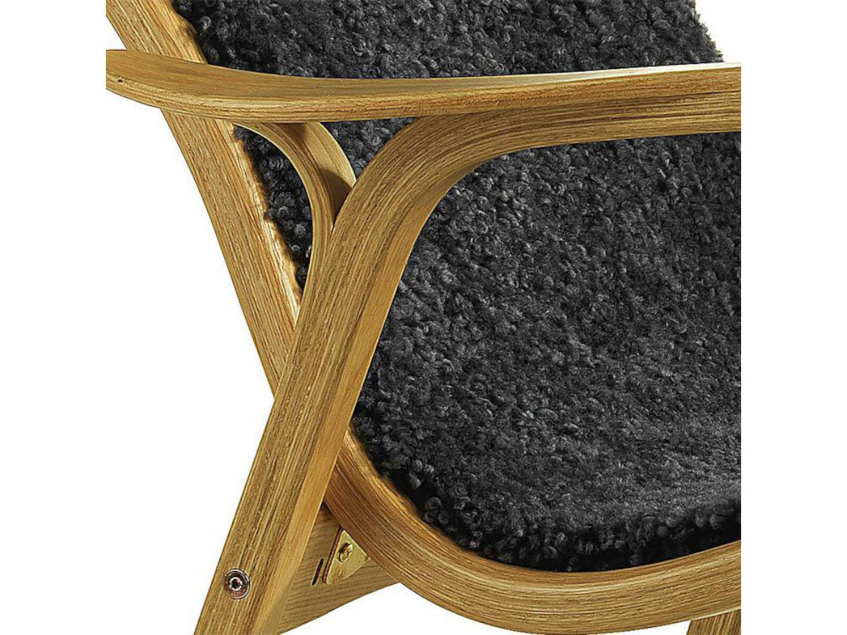 Swedese Lamino Chair & Ottoman - Sheepskin