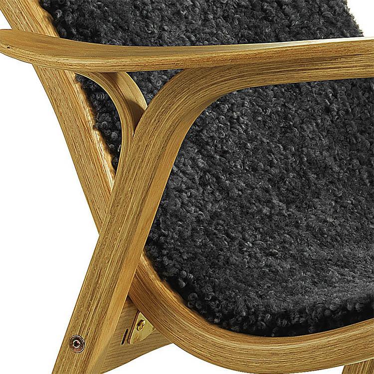 Swedese Lamino Chair - Sheepskin + Free Footstool