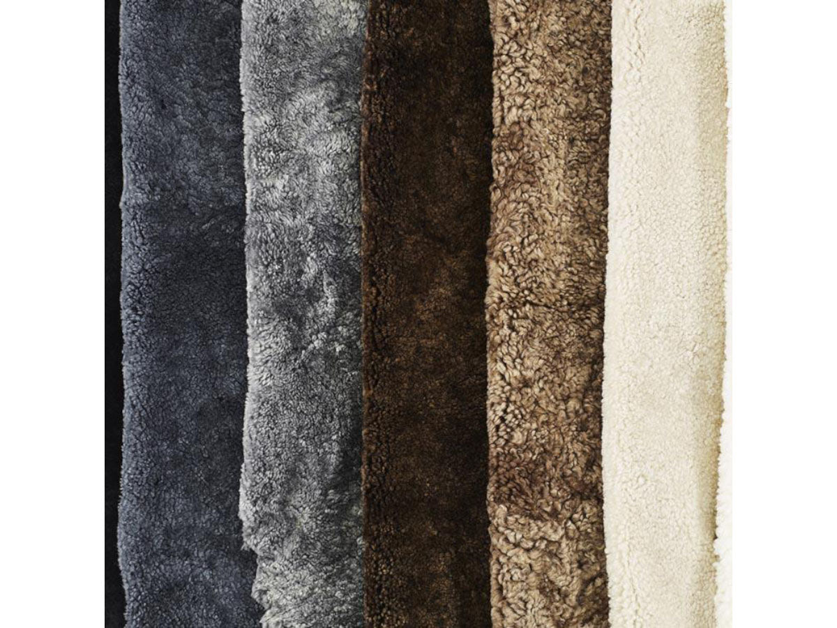 Swedese Lamino Chair & Ottoman - Sheepskin