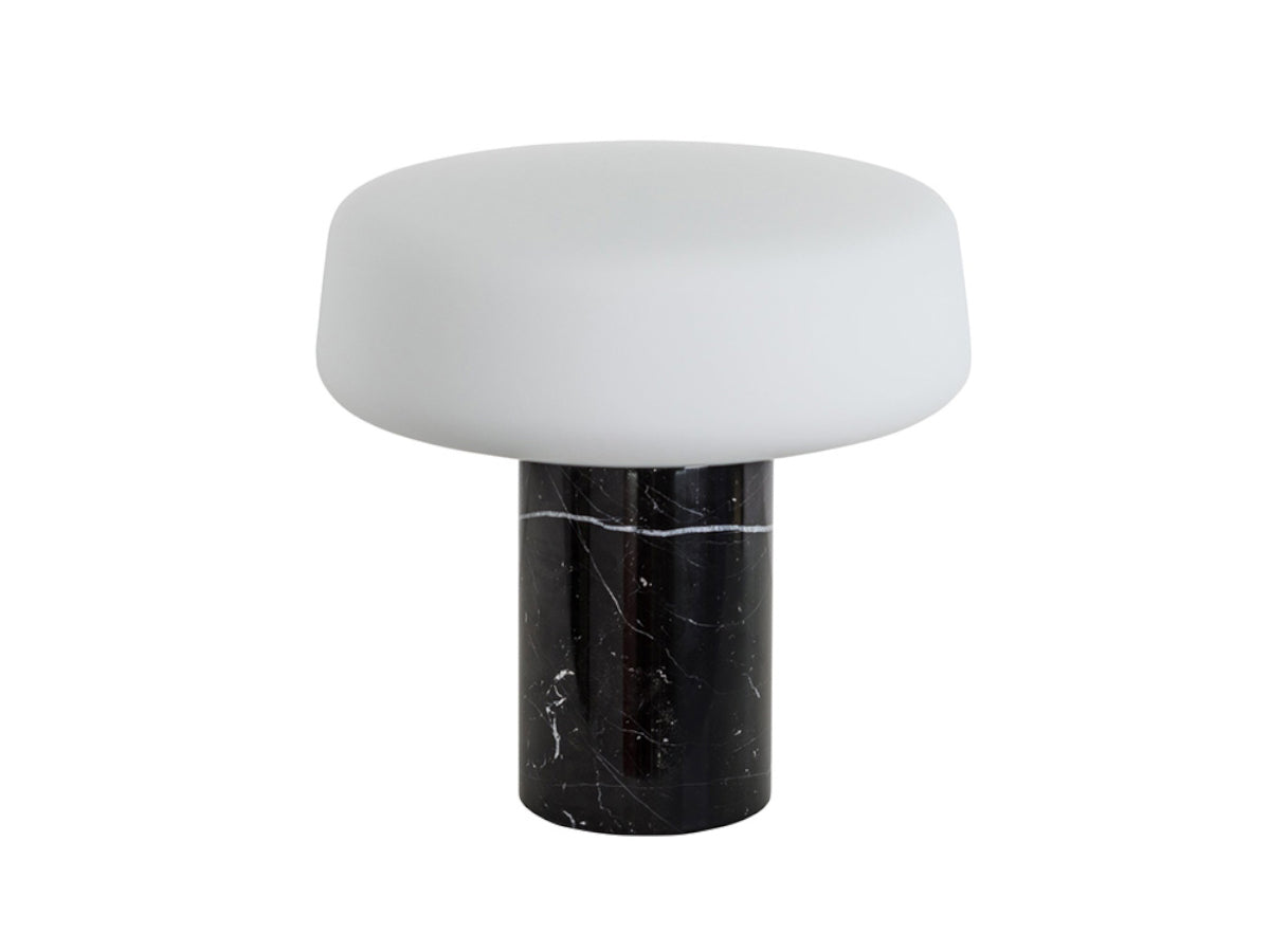 Terence Woodgate Solid Table Light Small - Marquina Marble