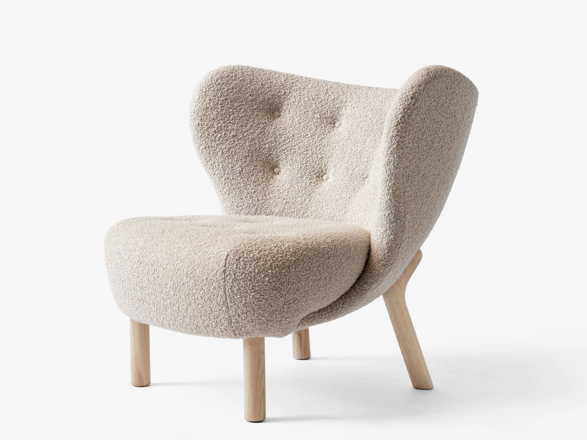&amp;Tradition Little Petra VB1 Chair Karakorum 003 &amp; Footstool