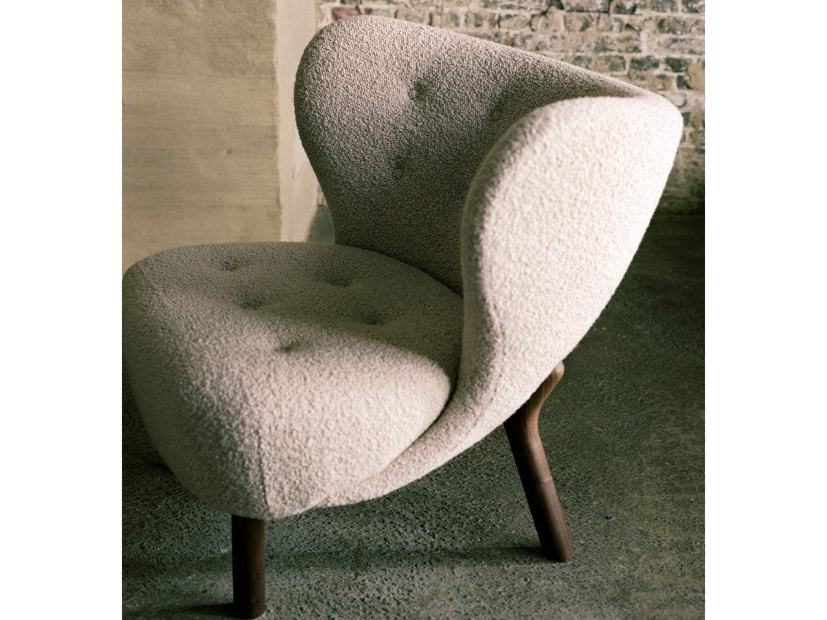 &amp;Tradition Little Petra VB1 Chair Karakorum 003 &amp; Footstool