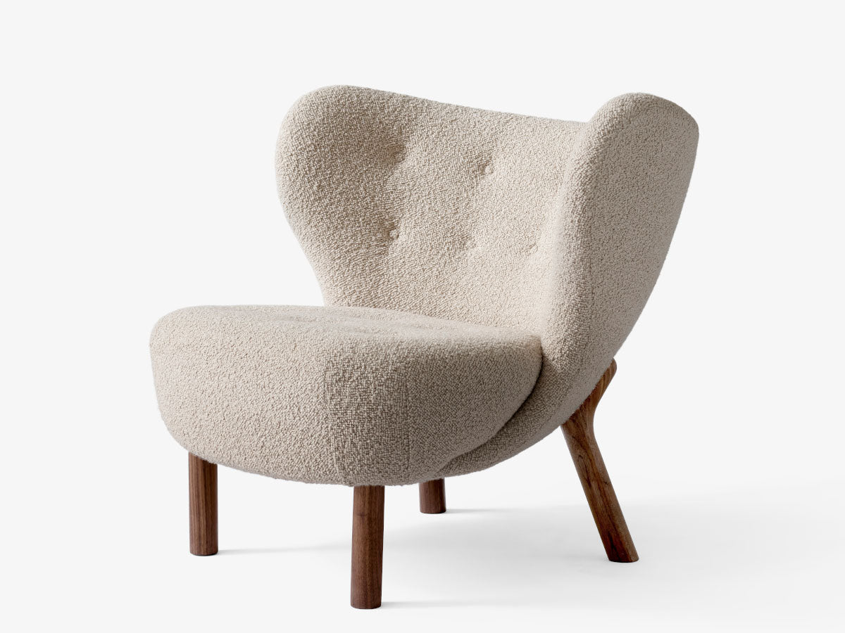 &amp;Tradition Little Petra VB1 Chair Karakorum 003 &amp; Footstool