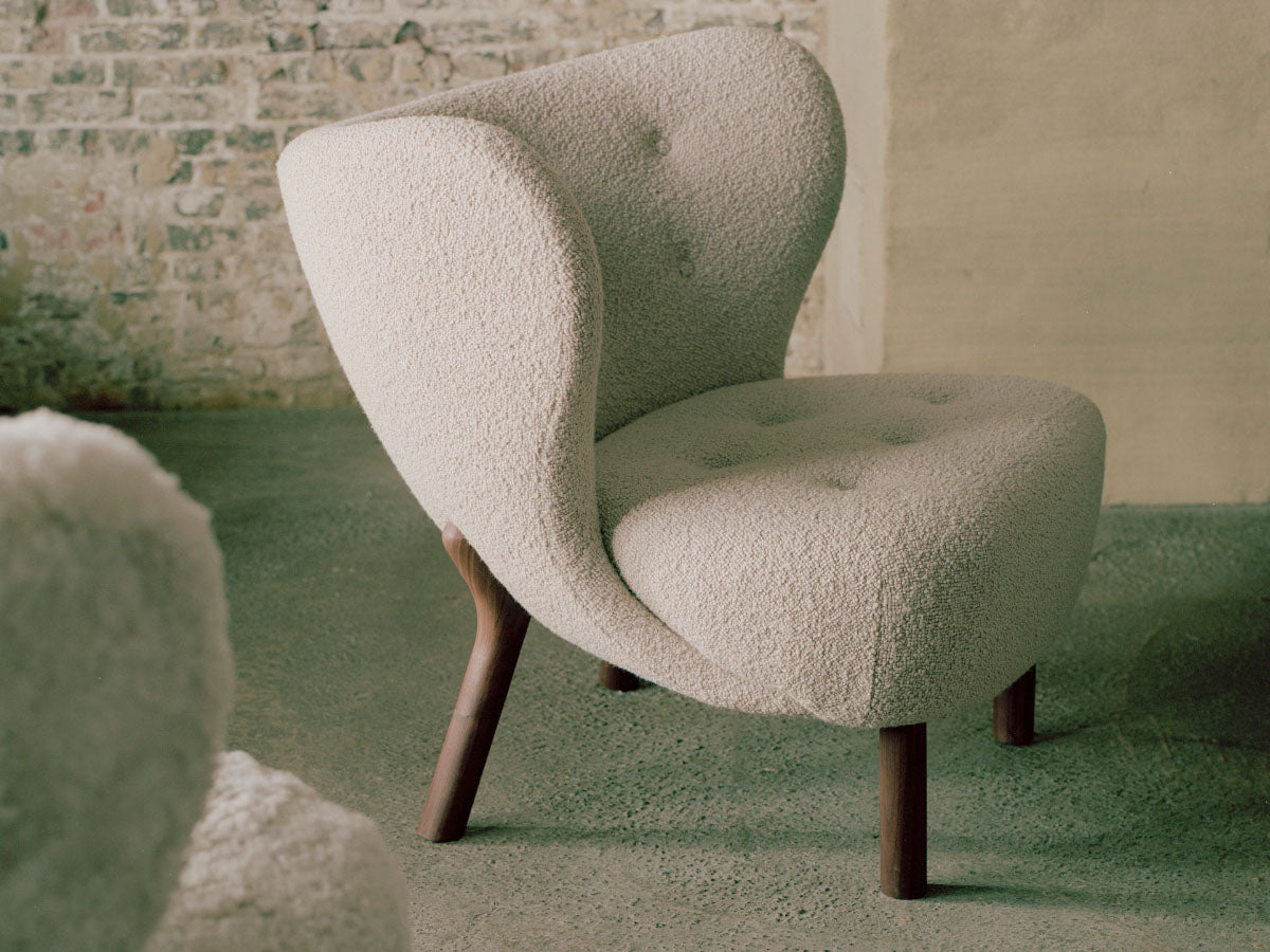 &amp;Tradition Little Petra VB1 Chair Karakorum 003 &amp; Footstool