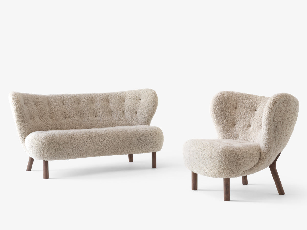 &Tradition Little Petra VB2 Sofa Sheepskin Moonlight