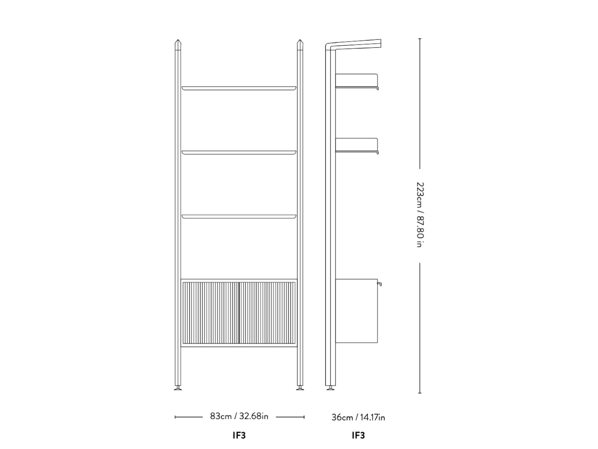 &amp;Tradition Rombe shelving - IF3